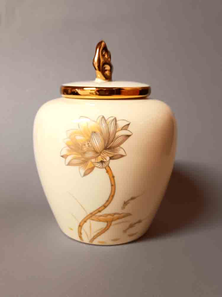 Lotusblüte – Keramikurne – Bild 5
