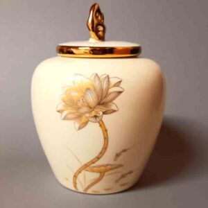 Lotusblüte – Keramikurne